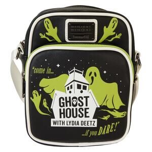 Loungefly Beetlejuice Beetlejuice Ghost House Glow Crossbody Bag